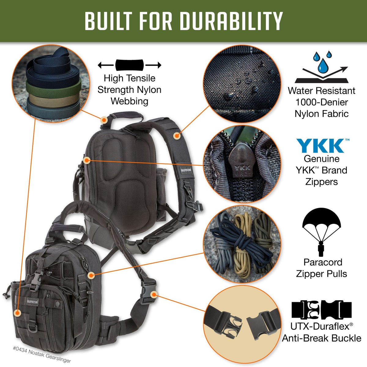 Maxpedition Noatak Black Gearslinger