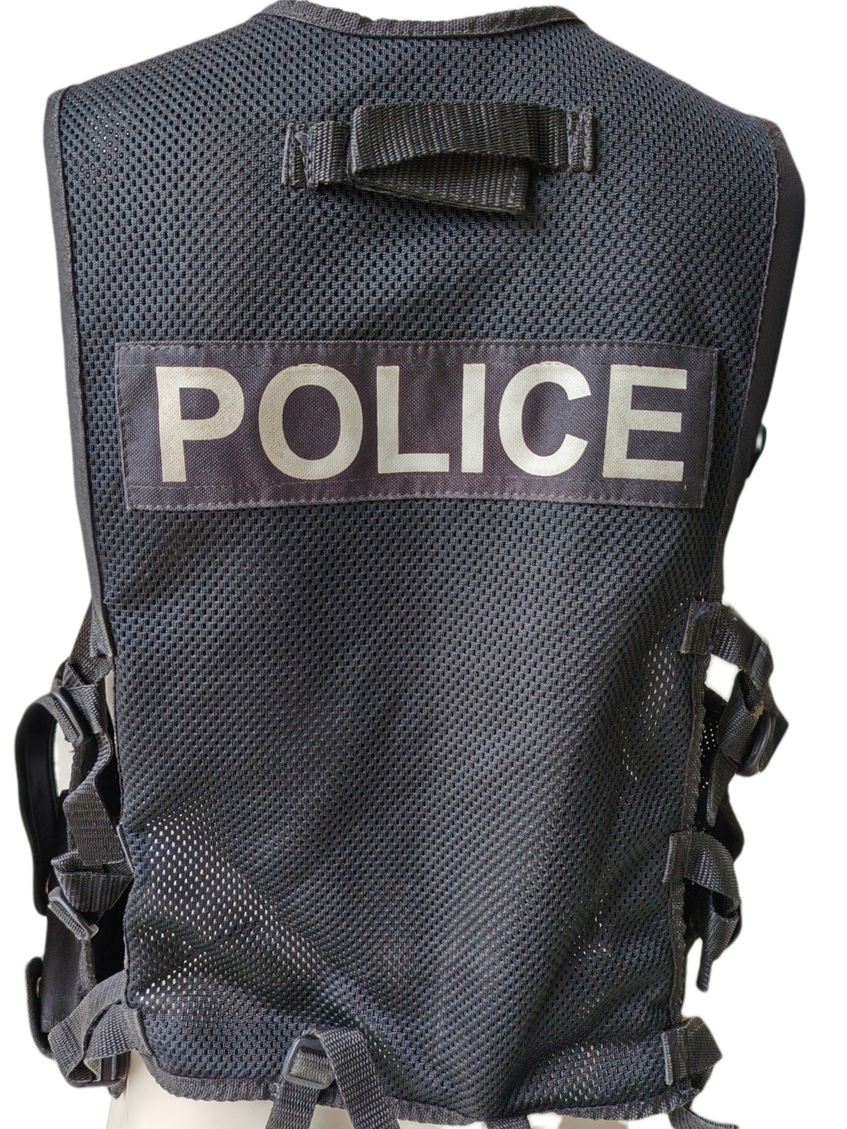 British Police Black Tactical Vest - Style A