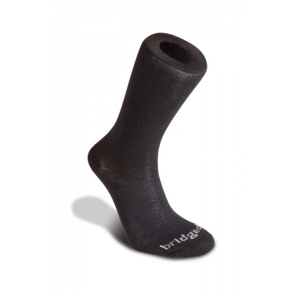 Bridgedale Coolmax Liner Walking Socks - Twin Pack - Black