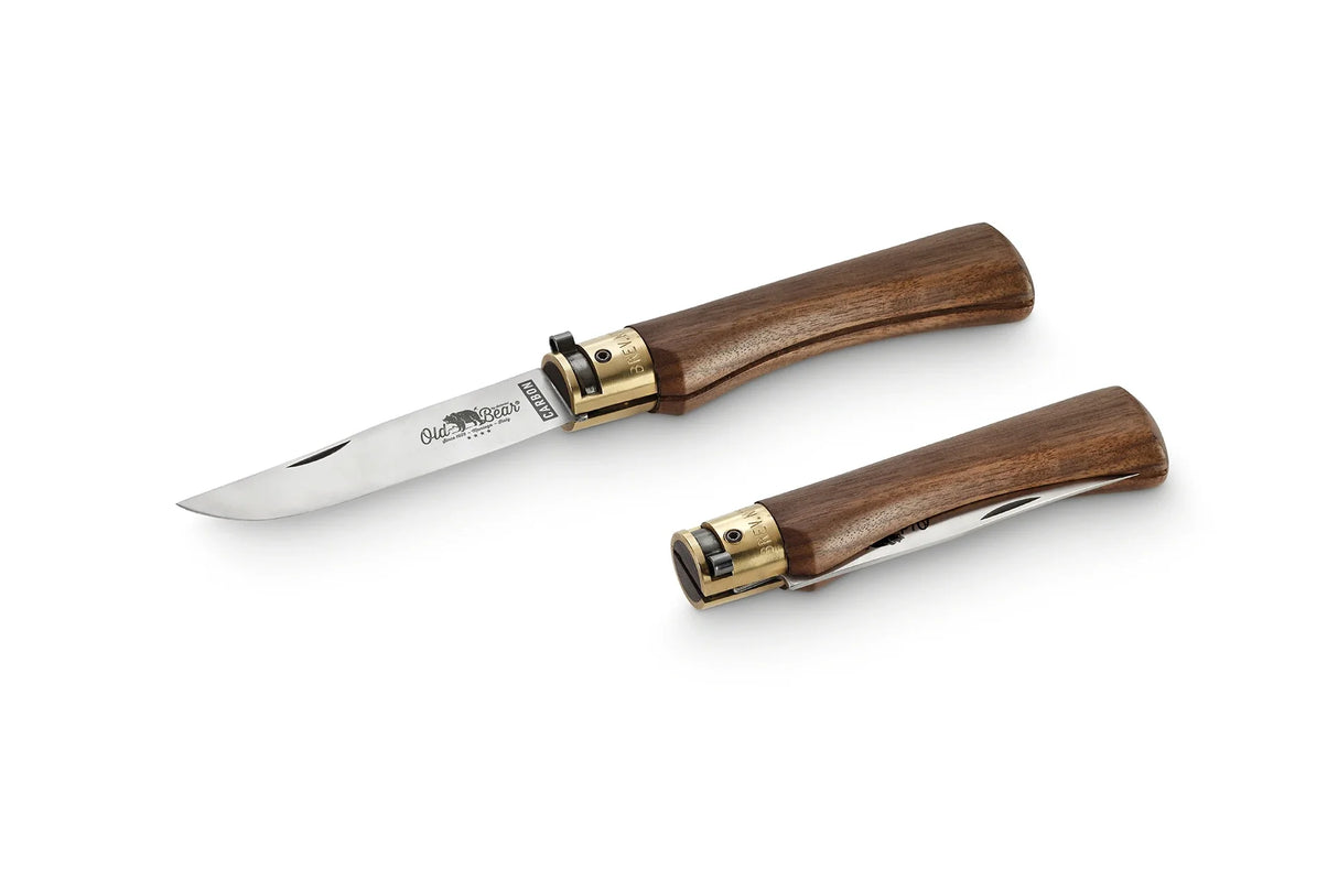 Antonini Old Bear Walnut Large Carbon Folding Knife