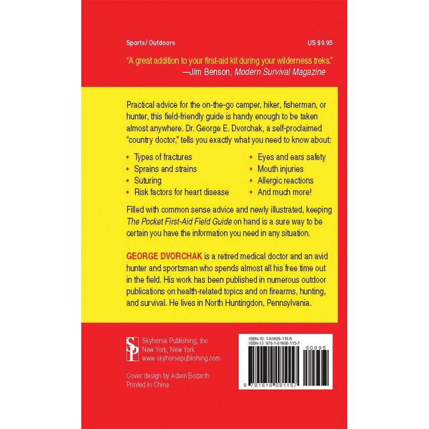 Pocket First-Aid Field Guide Book