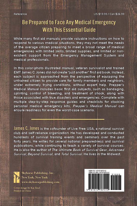 Prepper's Medical Manual Book