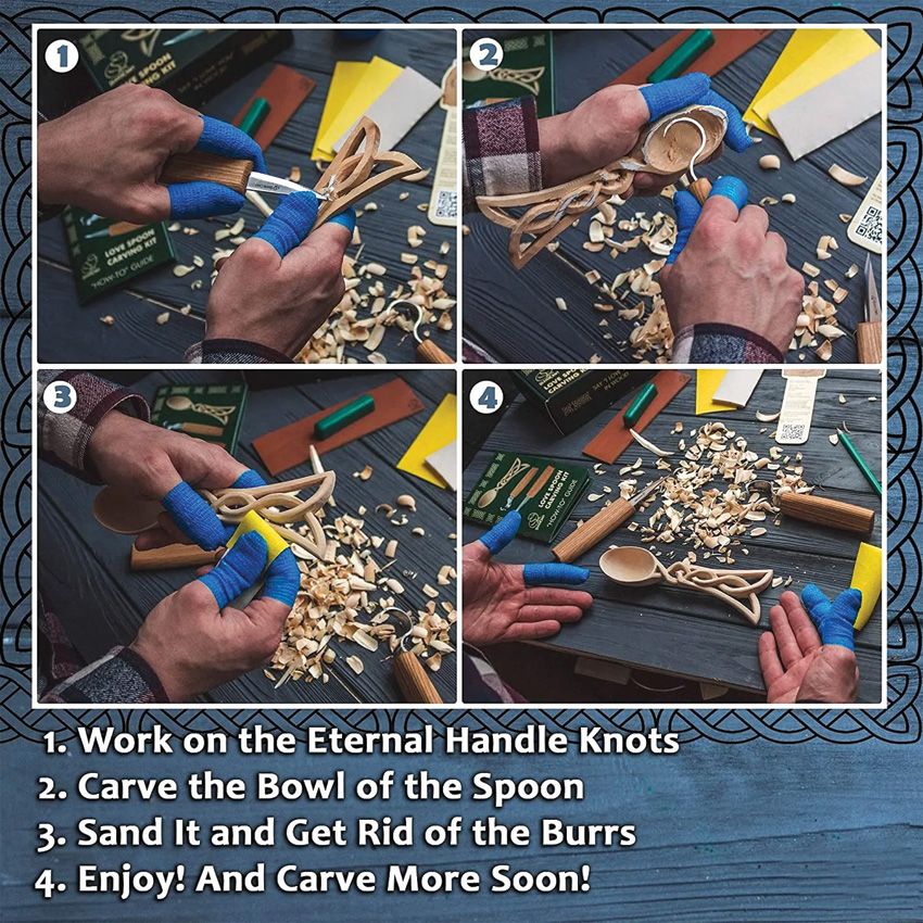 Beavercraft Celtic Spoon Carving Kit