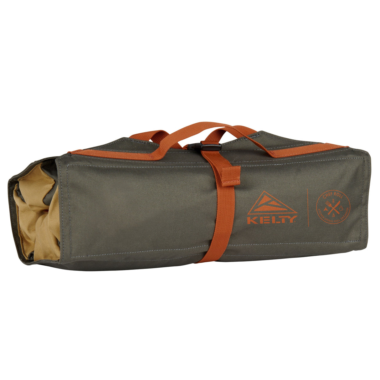 Kelty Chef Roll Camp Utensil Organiser - Beluga/Dull Gold