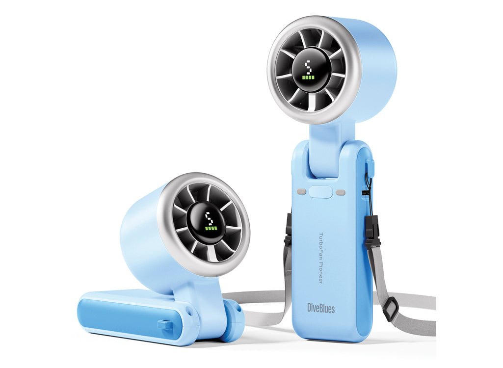 DiveBlues JetForce Portable Handheld Turbo Fan
