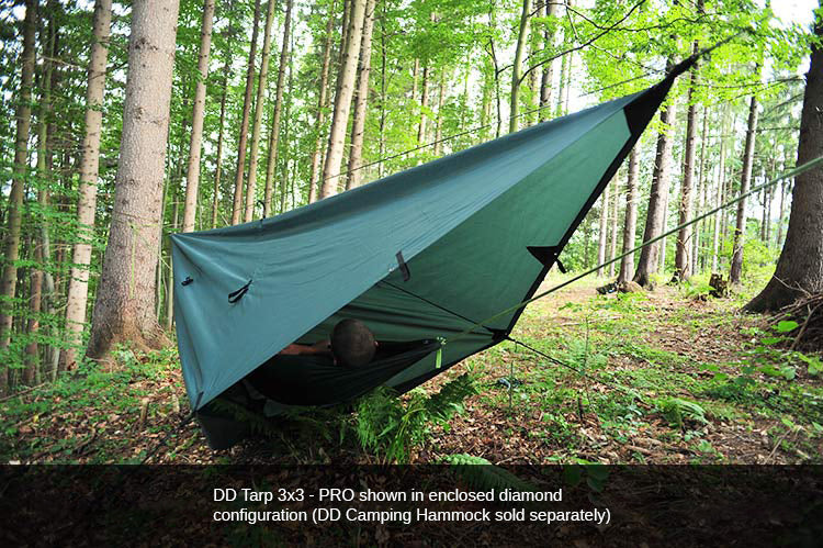 DD Hammocks Tarp 3x3 - PRO - Olive Green
