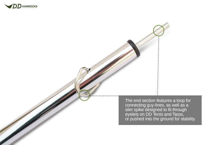 DD Hammocks Tarp Pole - 2.2m (x2)