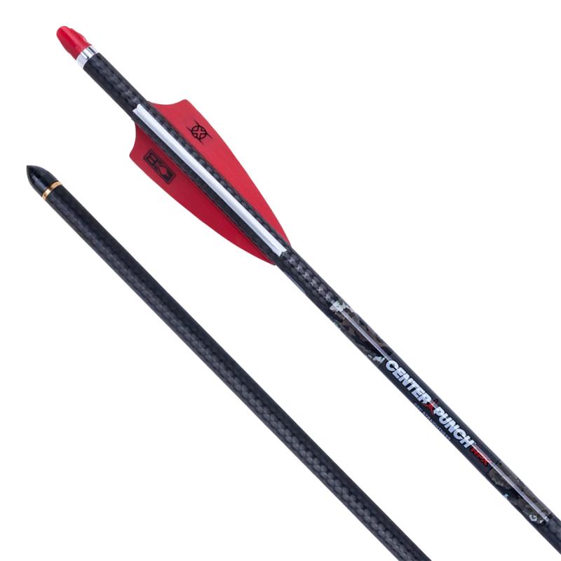 TenPoint Carbon Crossbow Bolts - CenterPunch HPX - Red