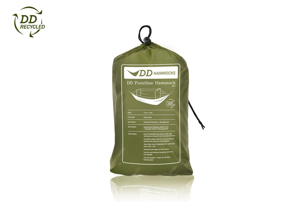 DD Hammocks Recycled - Frontline Hammock - Olive Drab