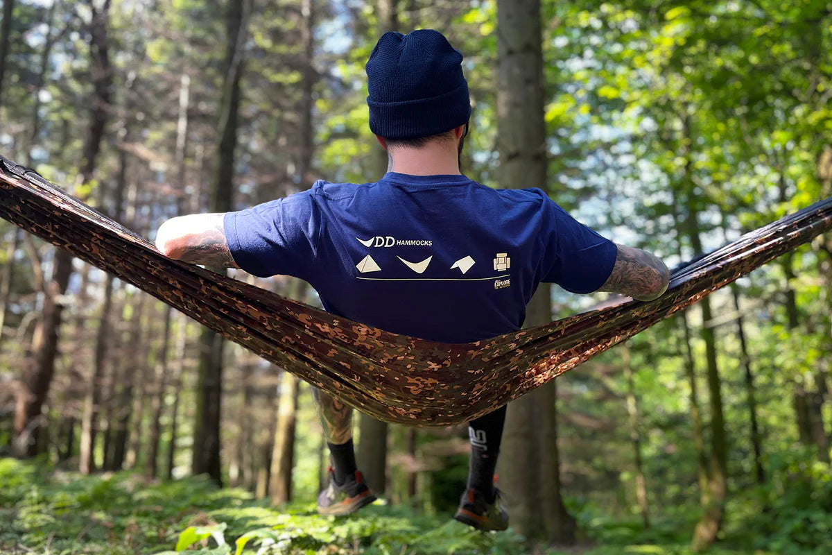 DD Hammocks Men's Icon T-Shirt - Regular Fit - Atlantic Blue