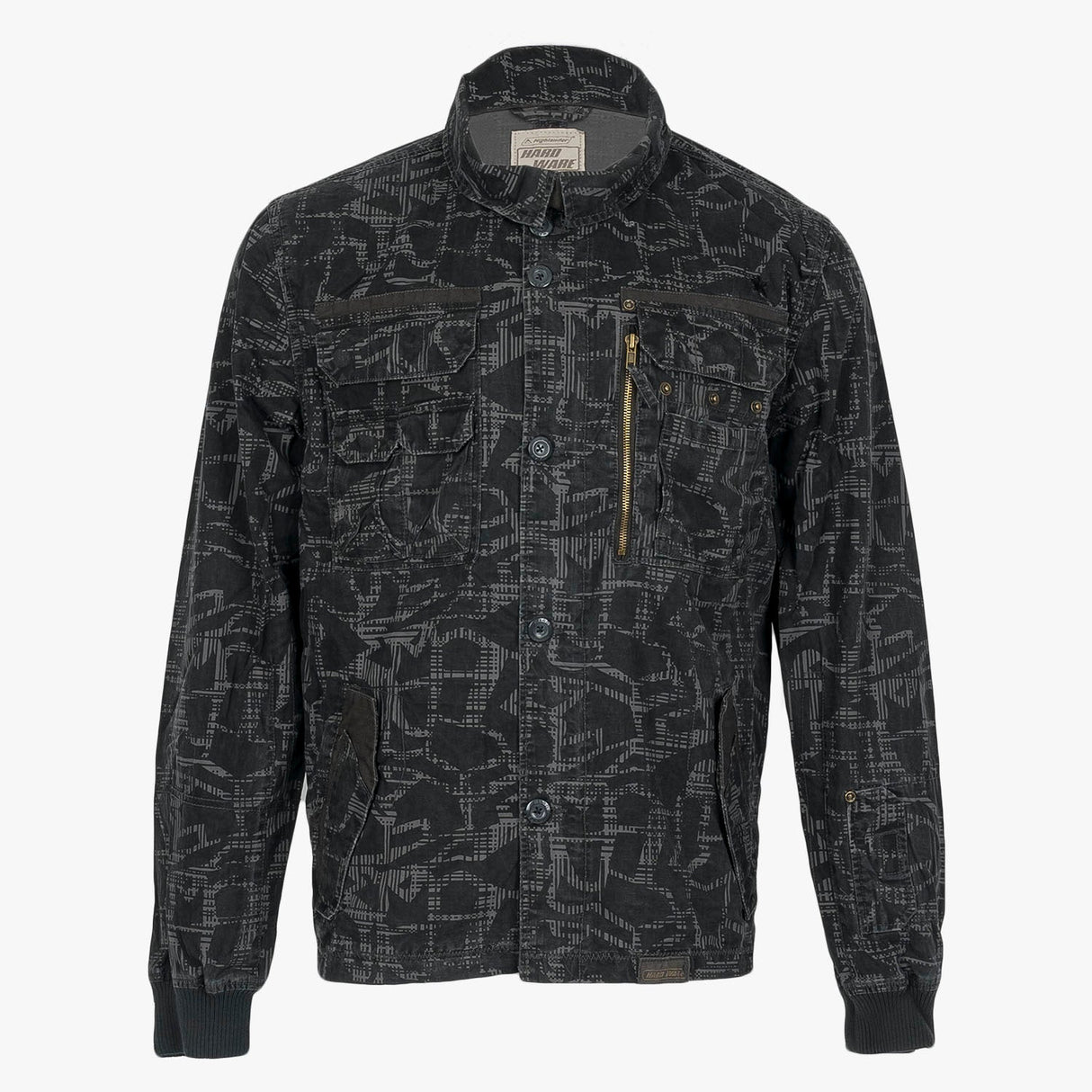 Highlander Michigan Cotton Jacket, Charcoal/Black