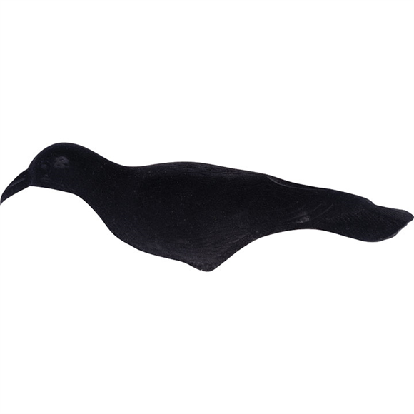 Jack Pyke Flocked Crow Shell Decoy