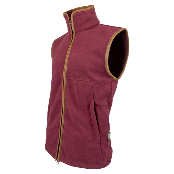 Jack Pyke Countryman Fleece Gilet - Burgundy