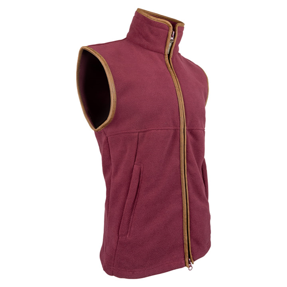 Jack Pyke Countryman Fleece Gilet - Burgundy