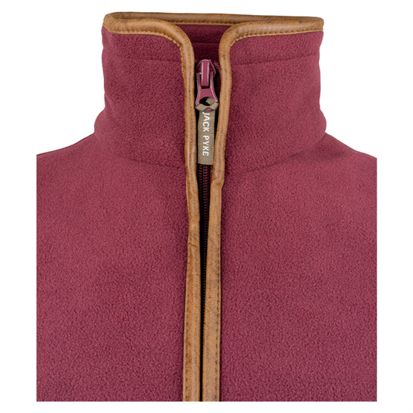Jack Pyke Countryman Fleece Gilet - Burgundy