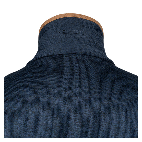 Jack Pyke Melange Fleece Gilet - Navy Fleck