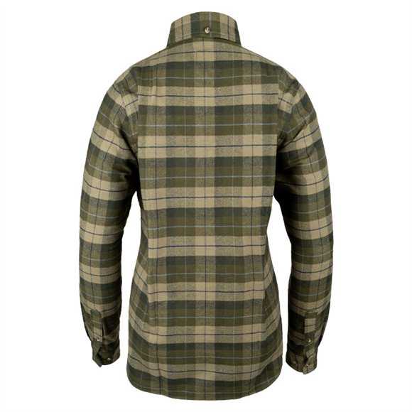 Jack Pyke Ladies Bleasdale Heavy Flannel Shirt - Green