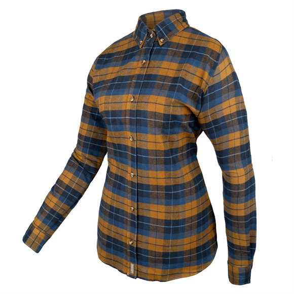 Jack Pyke Ladies Bleasdale Heavy Flannel Shirt - Navy