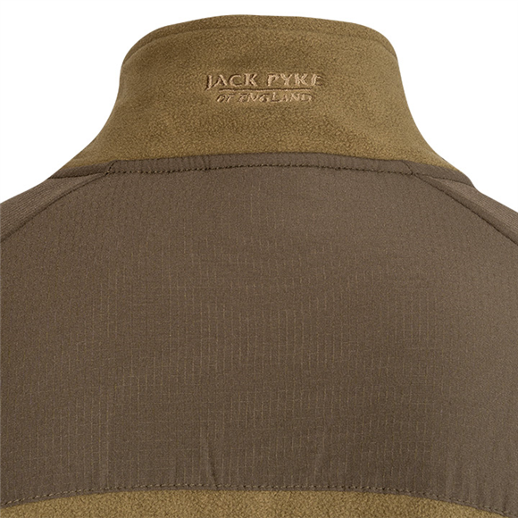 Jack Pyke Bleasdale Half Zip Fleece Top - Dark Mustard