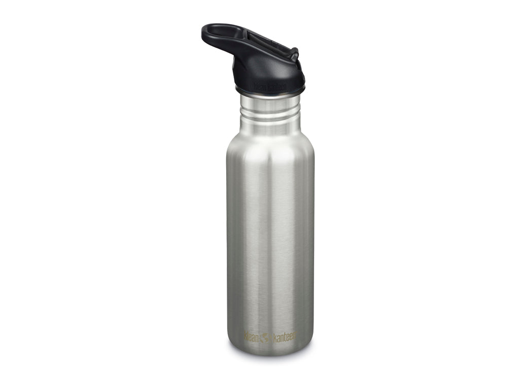 Klean Kanteen 532ml Classic Water Bottle with Flip Seal Sport Cap