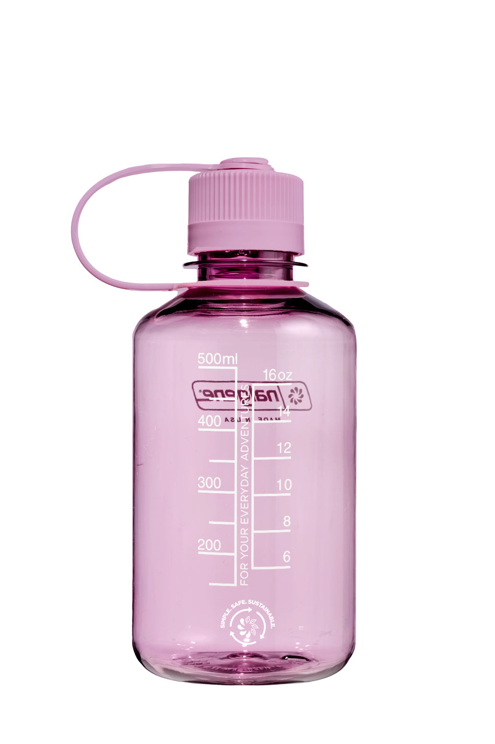 Nalgene 16oz / 0.5L Sustain Wide Mouth Bottle - Monochrome Cherry Blossom