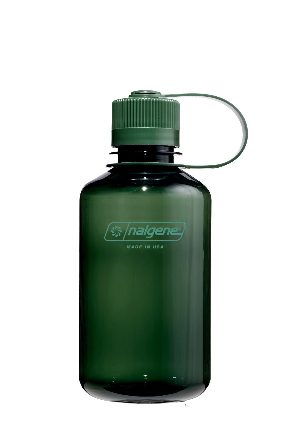 Nalgene 16oz / 0.5L Sustain Wide Mouth Bottle - Monochrome Jade