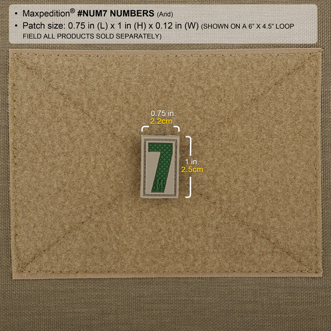 Maxpedition Number 7 Arid Patch