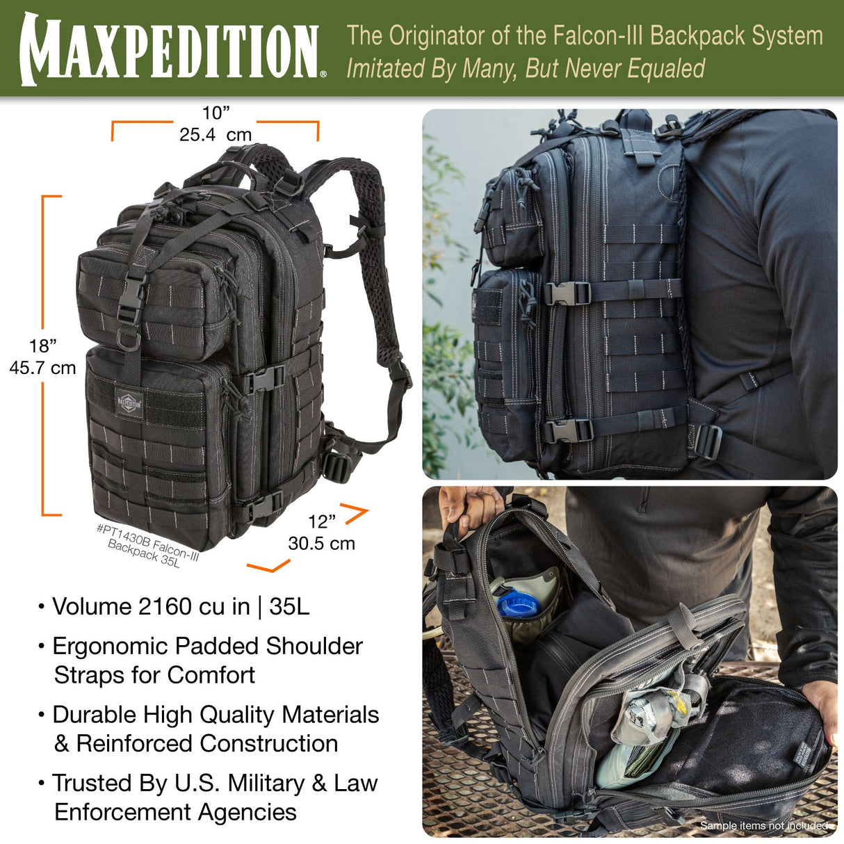 Maxpedition Falcon-III Wolf Grey Backpack