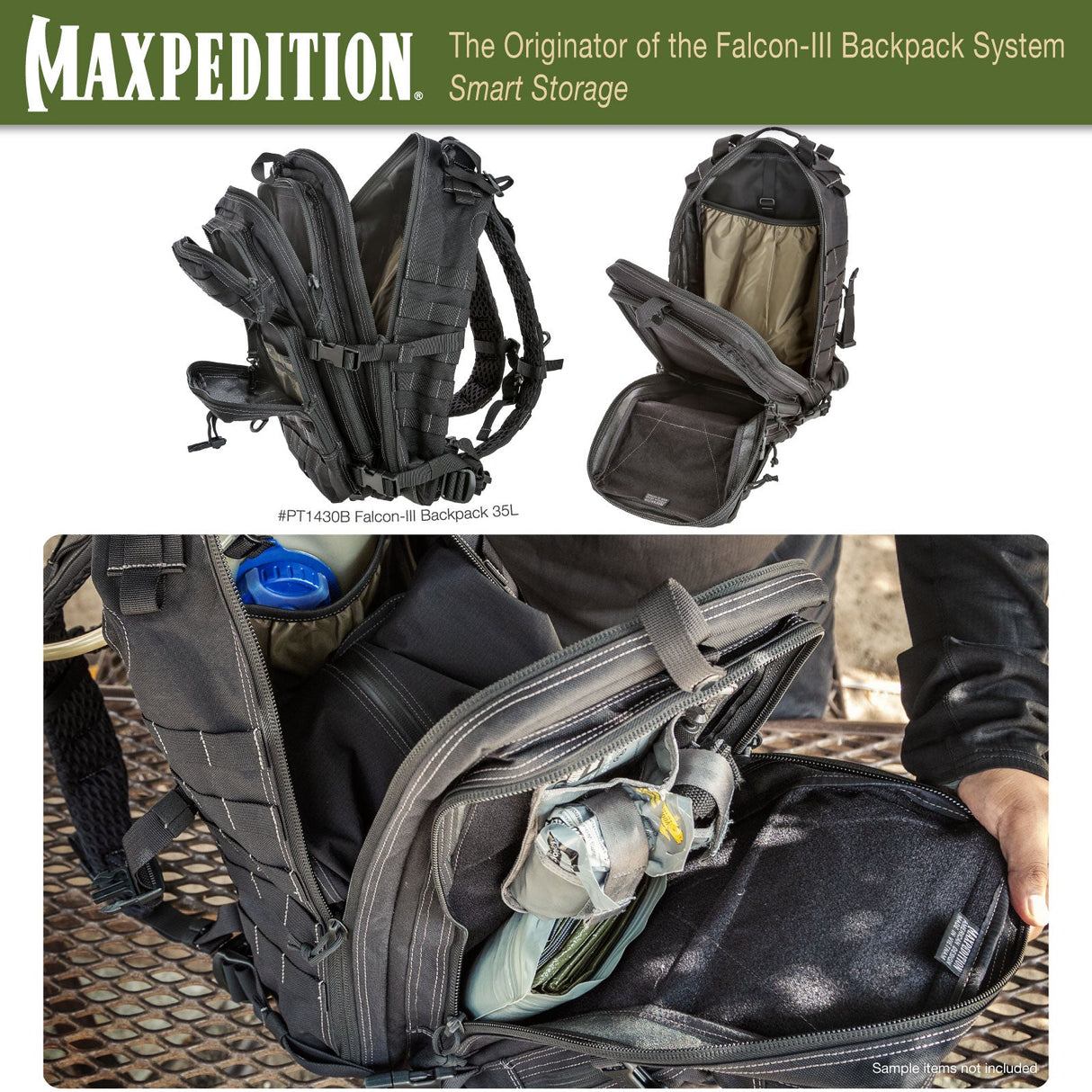 Maxpedition Falcon-III Wolf Grey Backpack