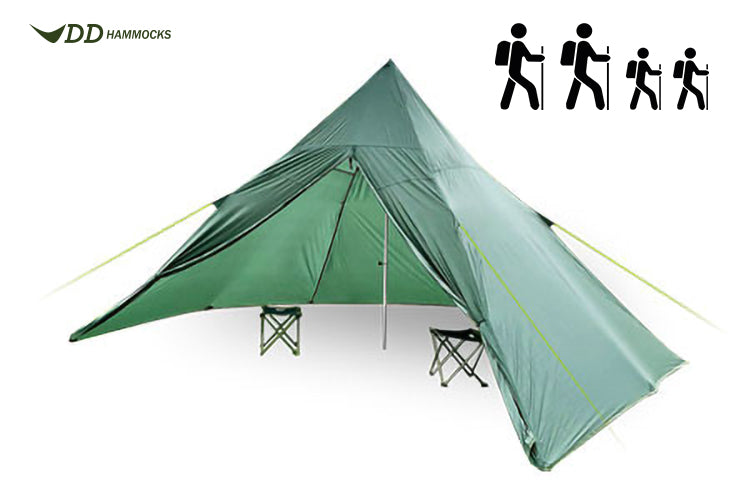 DD Hammocks SuperLight Pyramid Tent - Family Size