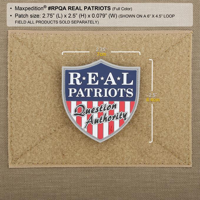 Maxpedition REAL PATRIOTS Arid Patch