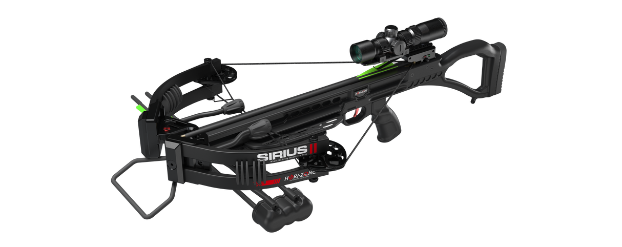 Hori-Zone Sirius 2 190lb Compound Crossbow Deluxe Kit - Black