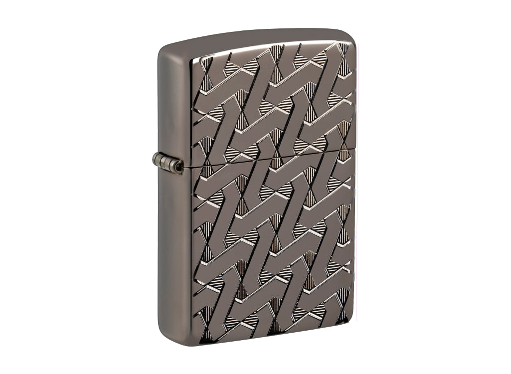 Zippo Armor Geometric Weave Lighter