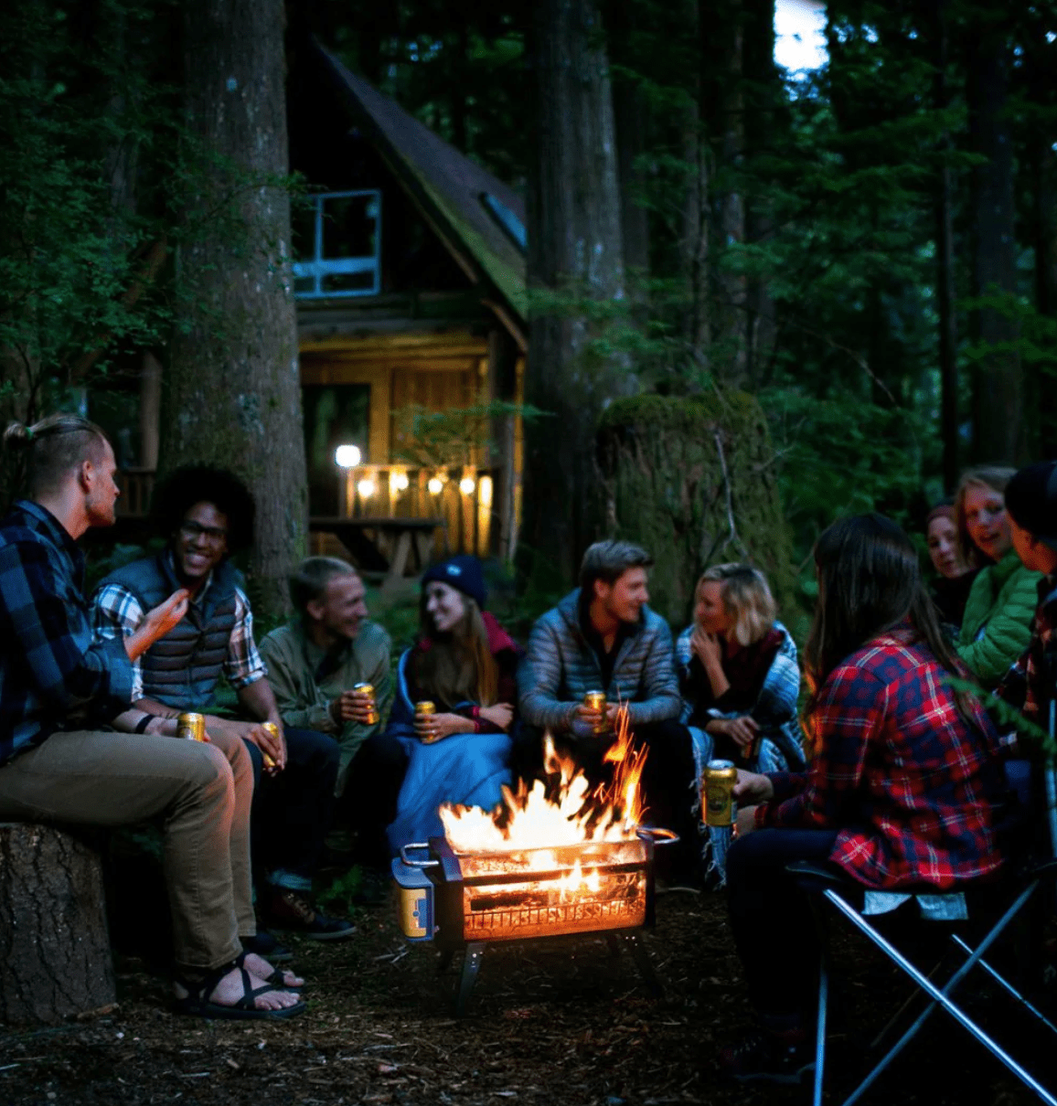 Biolite Firepit+ Wood & Charcoal Burning Fire Pit