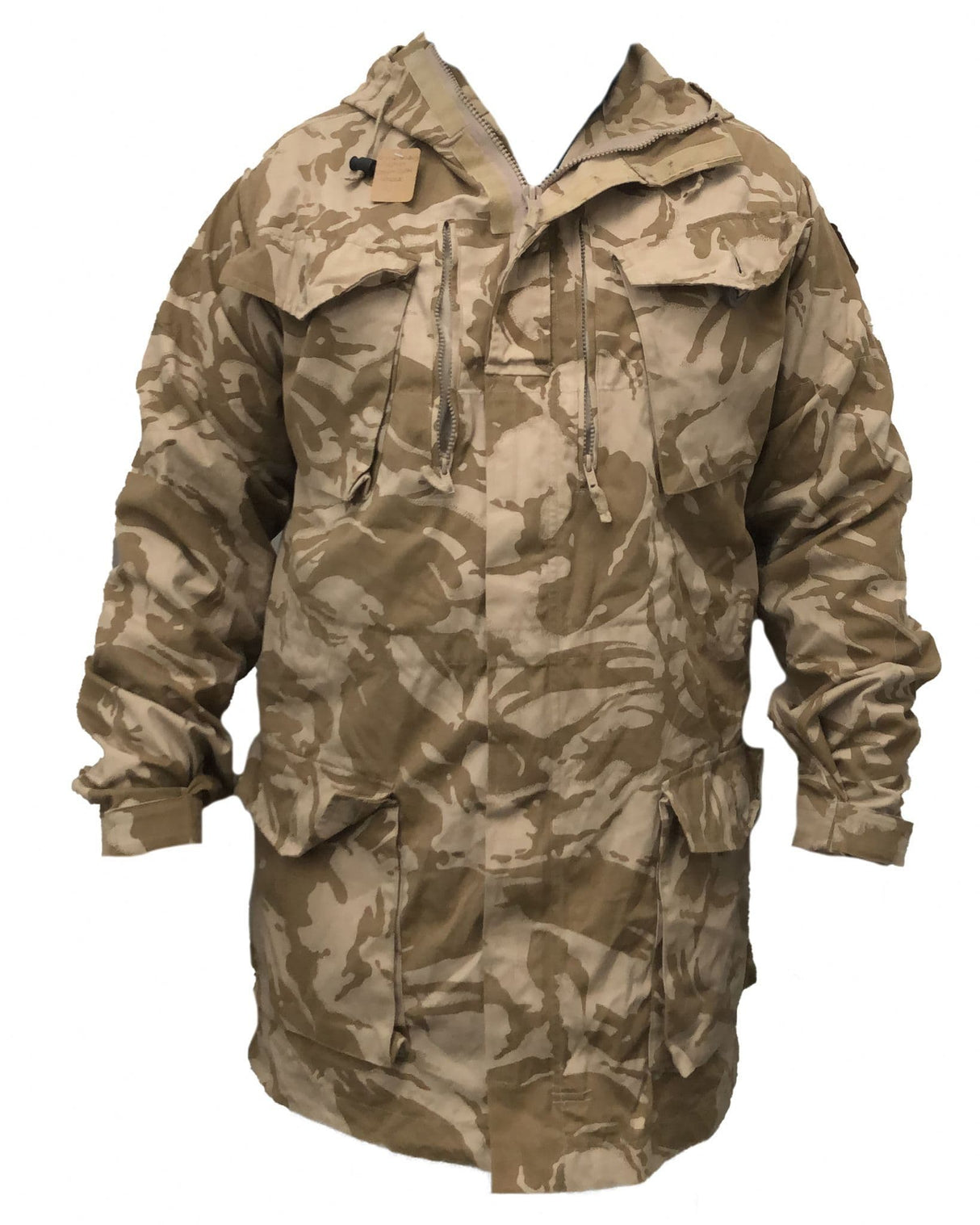 British Army Desert DPM Windproof Smock With Hood