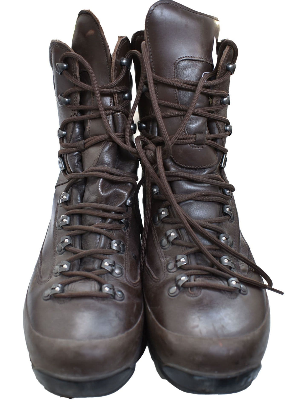 British Military Cold Wet Weather Brown Leather Combat Boots