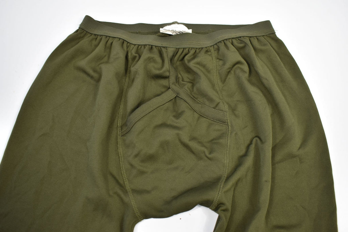 British Military Olive Green Long John Bottoms Thermal Base Layer