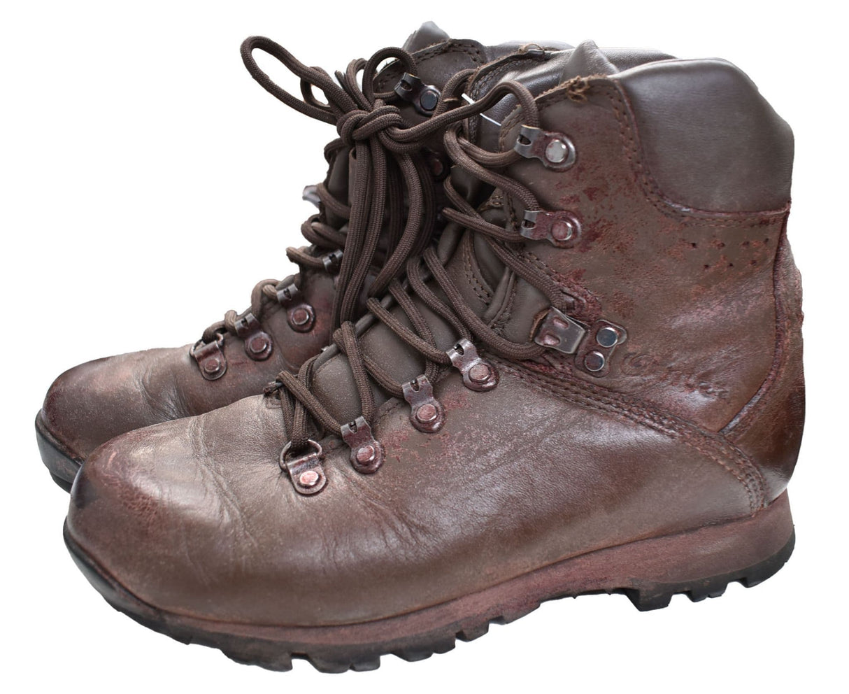 British Military Women's Iturri Brown Leather Patrol Boots