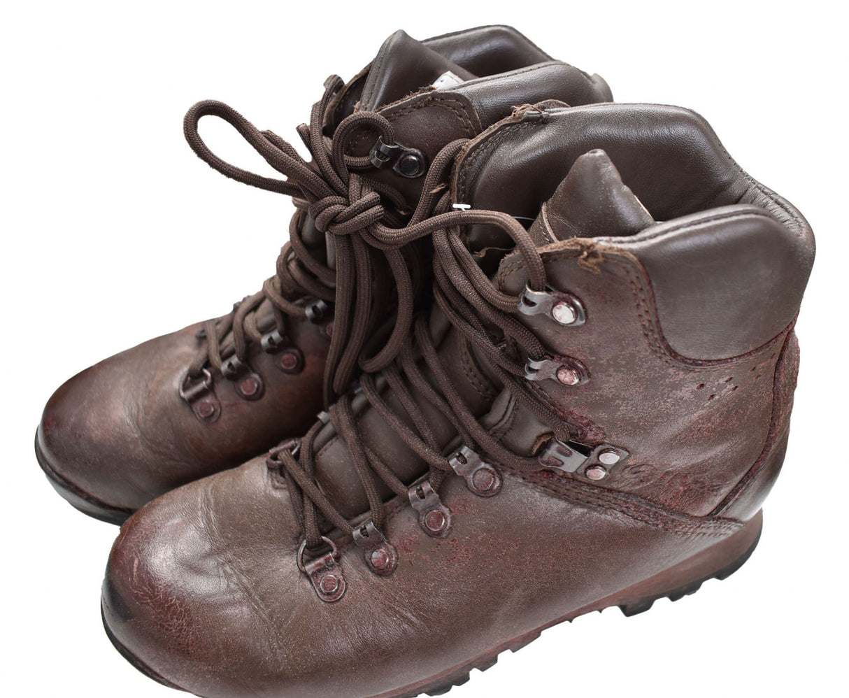 British Military Women's Iturri Brown Leather Patrol Boots