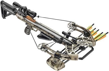 EK Archery Accelerator 410+ 185lb Compound Crossbow Kit - Snow Camo