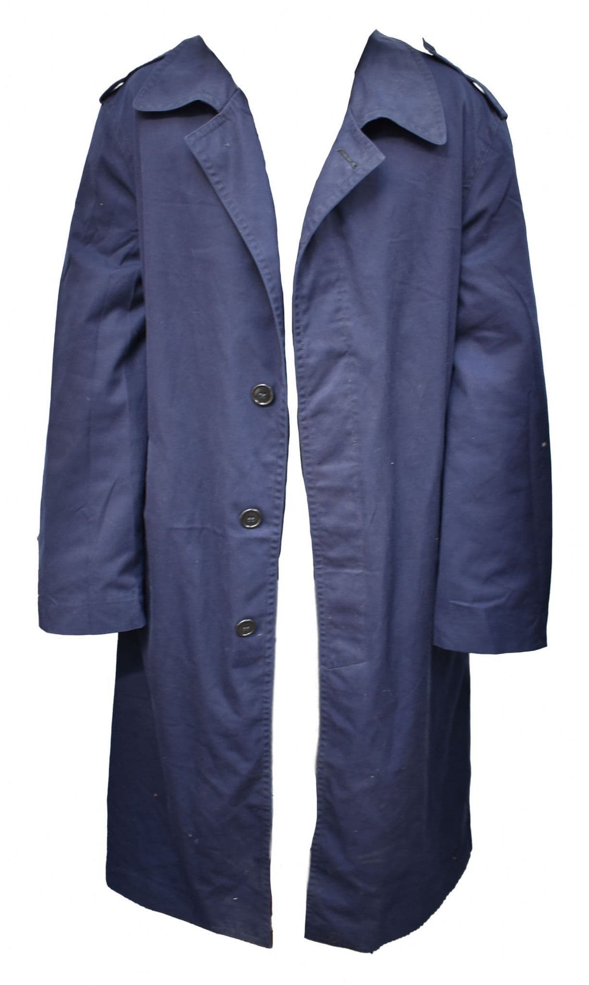 Ex Military Navy Blue Long Sleeve Coat Overall Jacket
