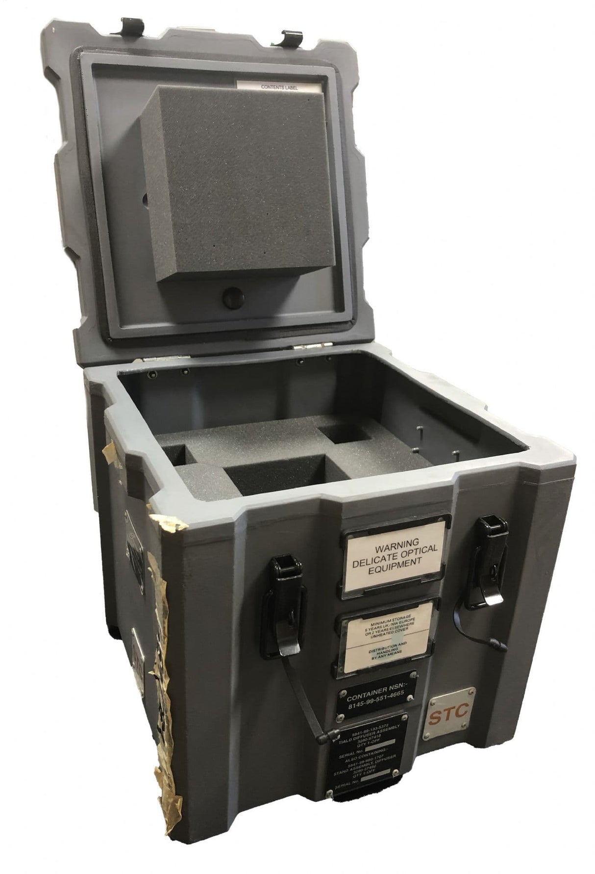 Ex Military Pelican Space Case Small Grey Storage Case - Grade 1