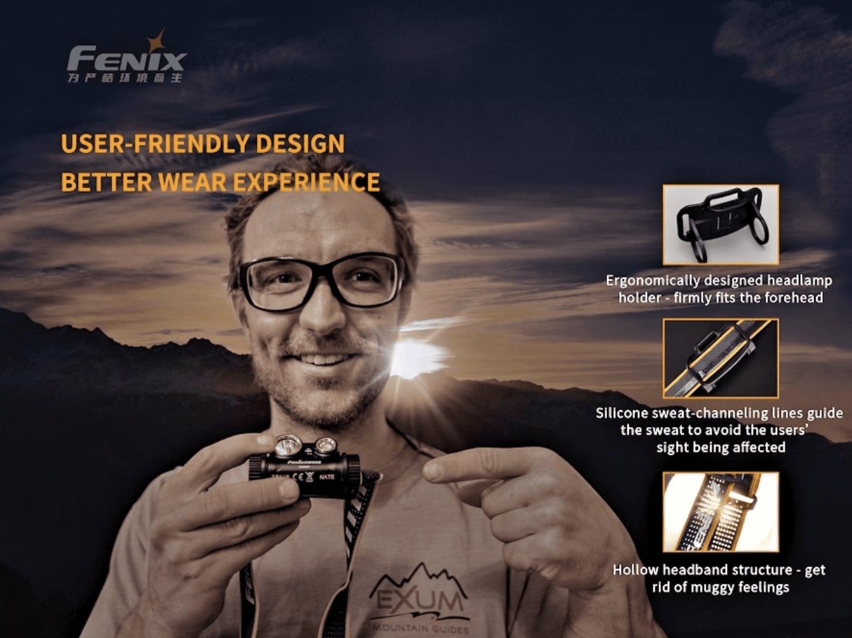 Fenix HM65R 1400 Lumen Rechargeable Outdoor Headlamp
