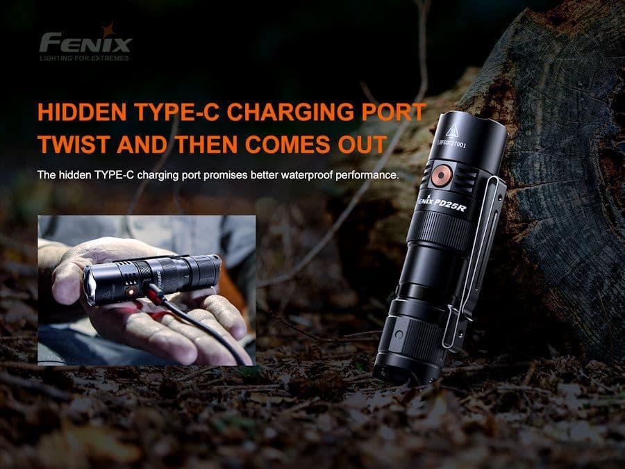 Fenix PD25R 800 Lumen Rechargeable Torch