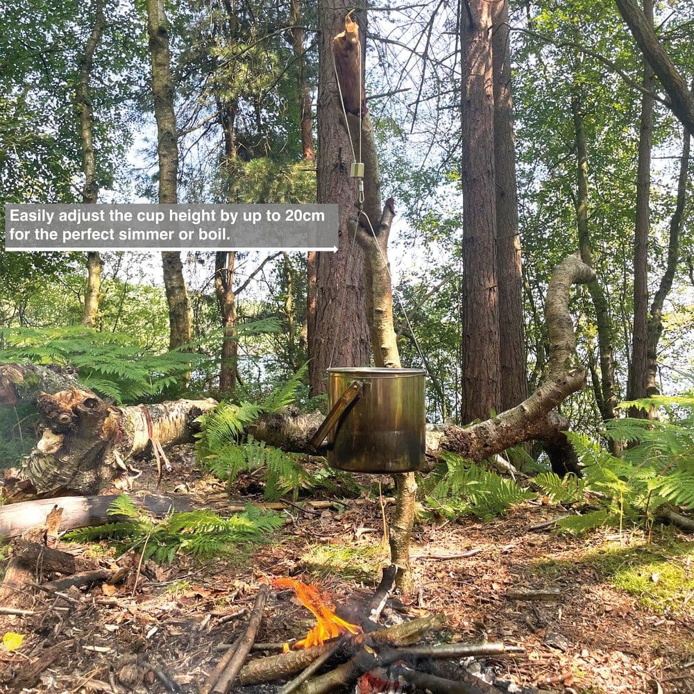 Forest Fundamentals The Trailgrip L Adjustable Pot & Cup Hangers