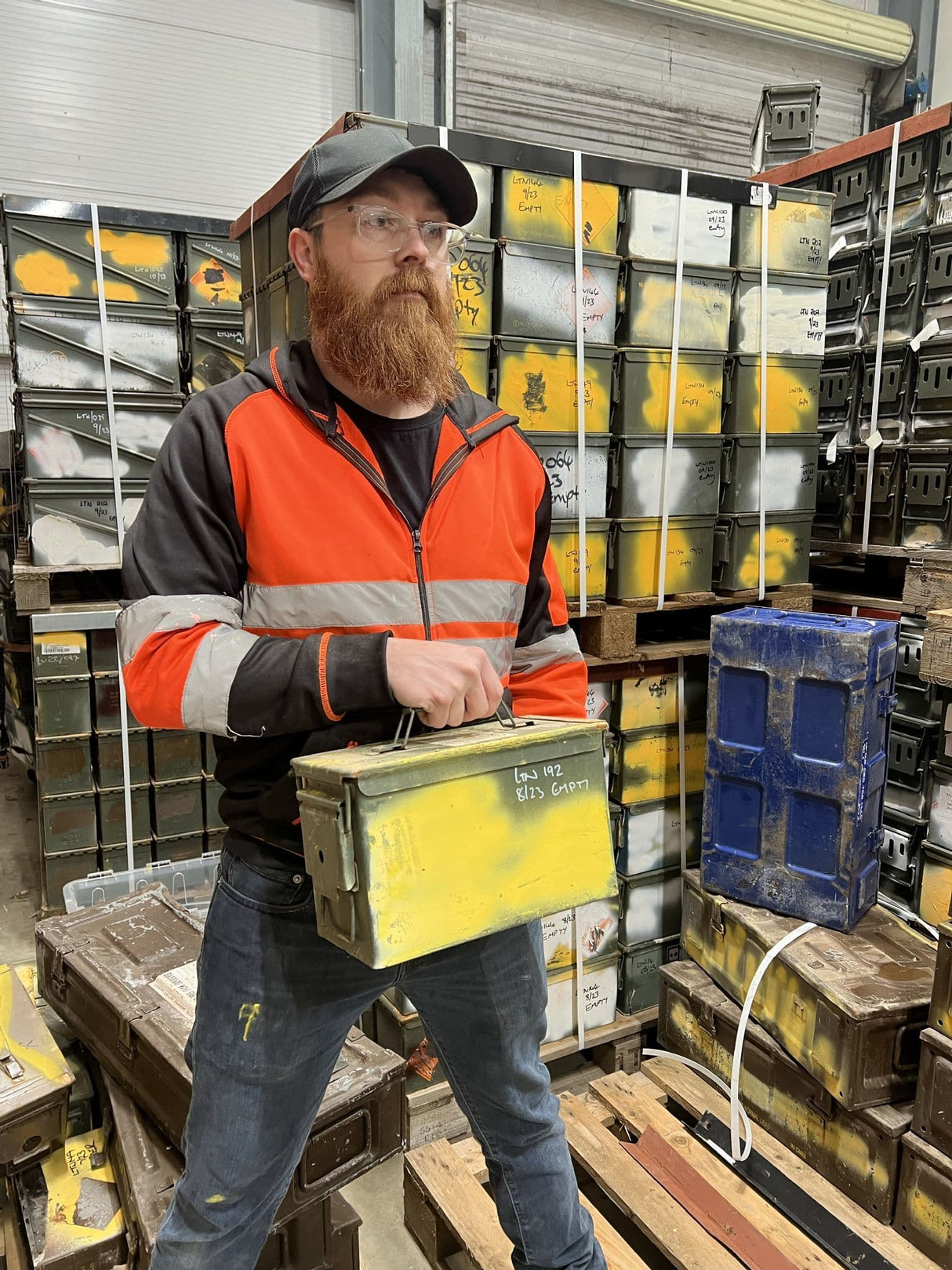 Genuine Ex Military 50 cal Ammo Storage Box - Ammo Box Deal