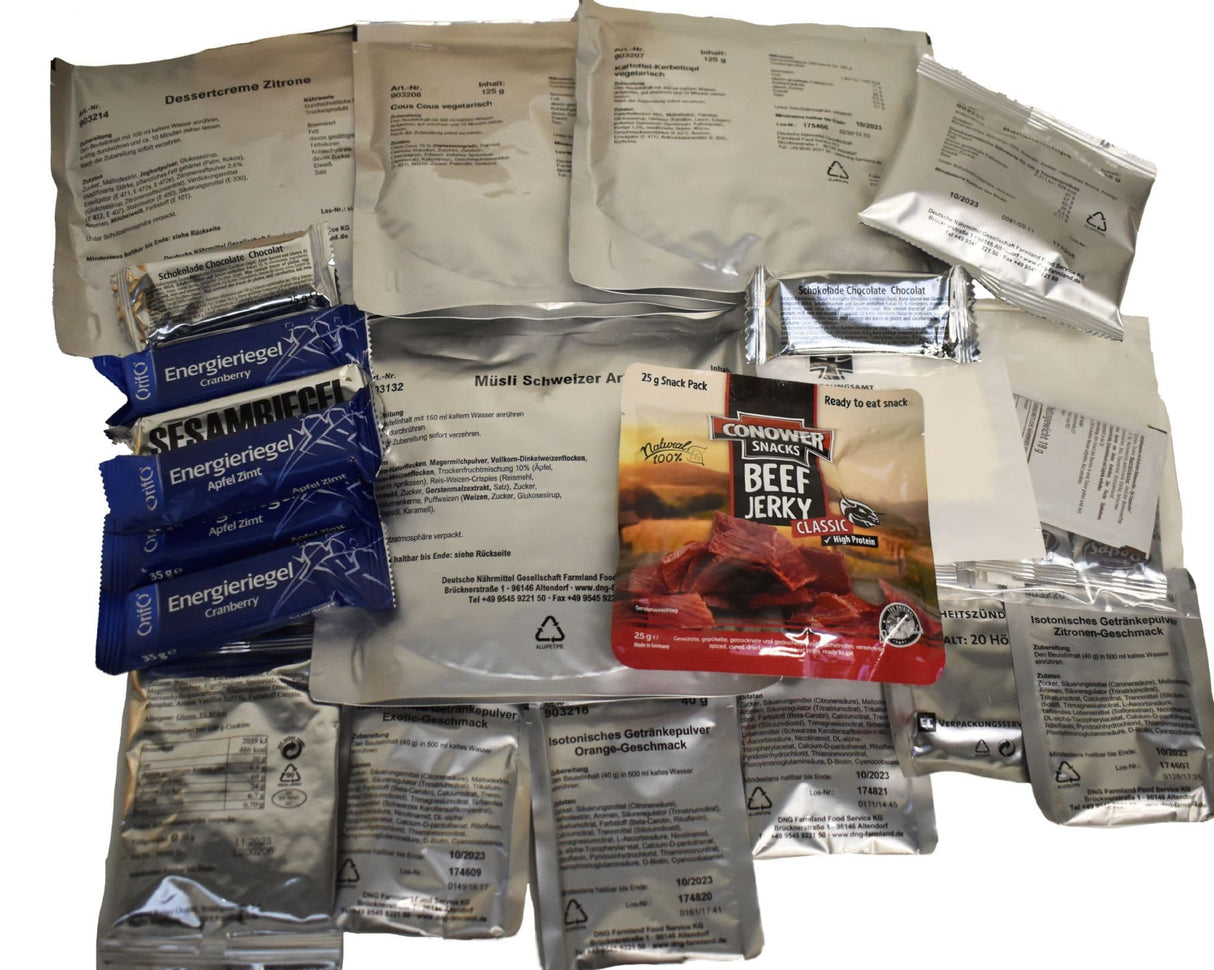 German Military ICR Einmannpackung EPA MRE 24hr Ration Pack - Random Menu
