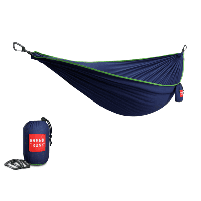 Grand Trunk Tech Single Hammock - Navy and Green