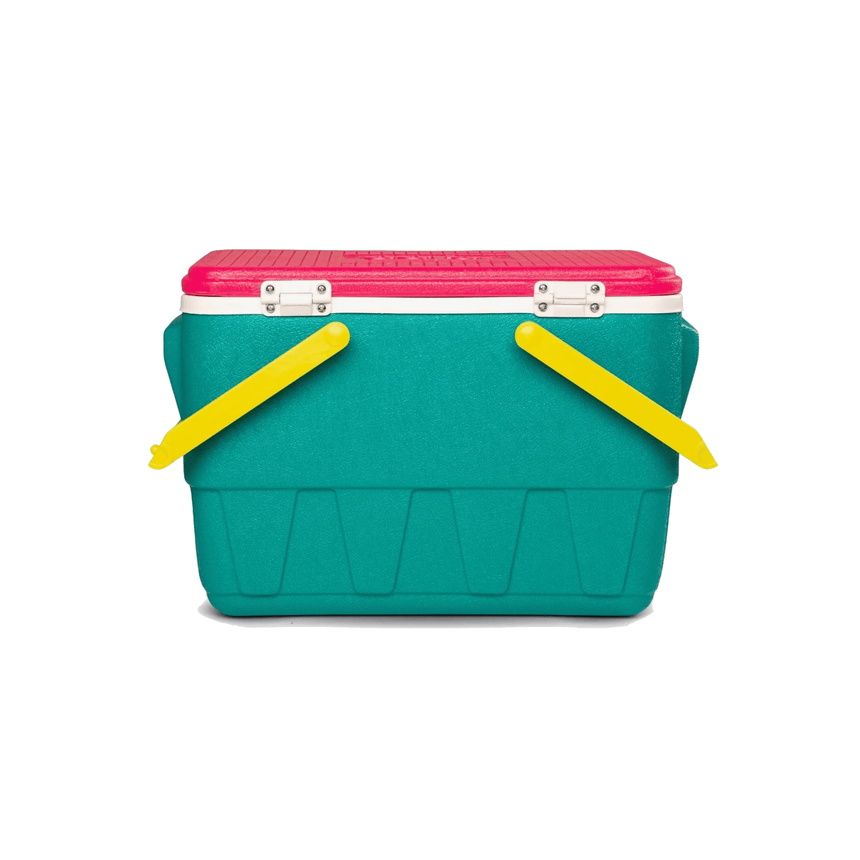 Igloo Retro 25Qt / 23L Picnic Cooler - Dark Jade / Bold Magenta / Livewire Yellow