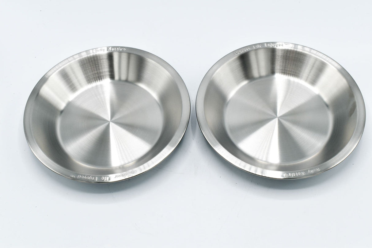 Kelly Kettle Camping Stainless Steel Plates x 2